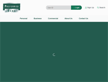 Tablet Screenshot of preferredbank.com